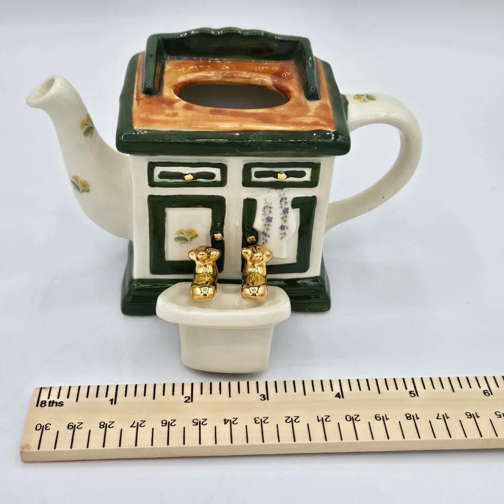 Tony Carter Mini Teapot Wash Basin Made‎ In England Vintage Collectible